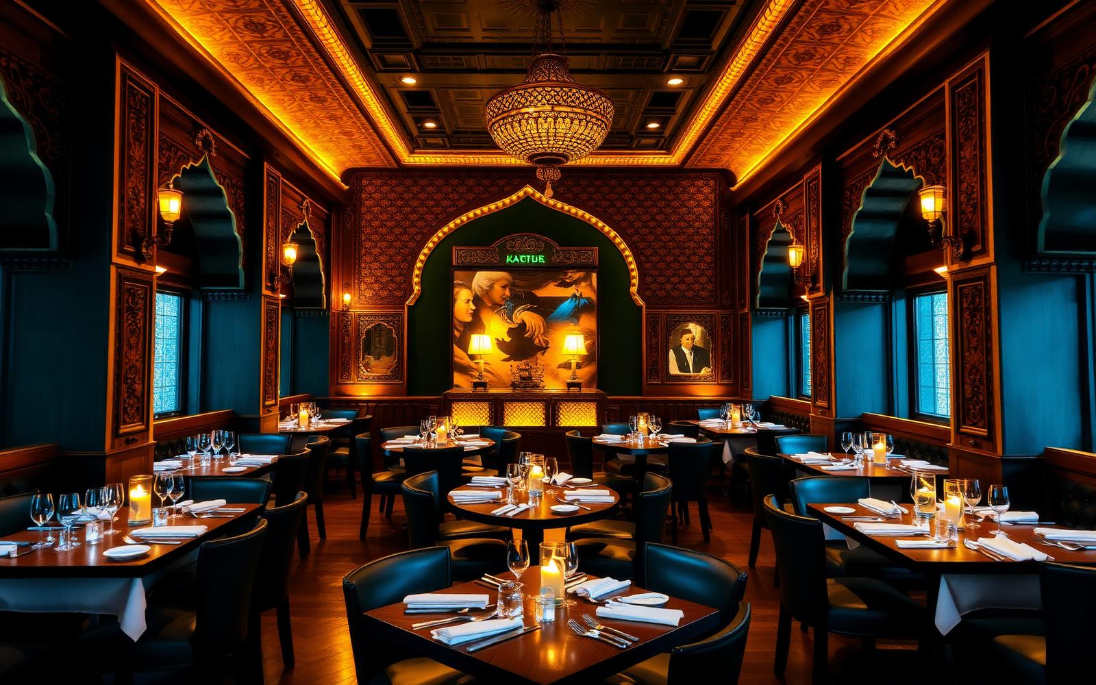 Khan's Restaurant Innenraum